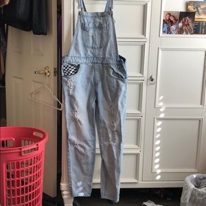 Light wash Overalls